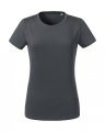 Dames T-shirt Organisch Russell R-118F-0 Convoy Grey